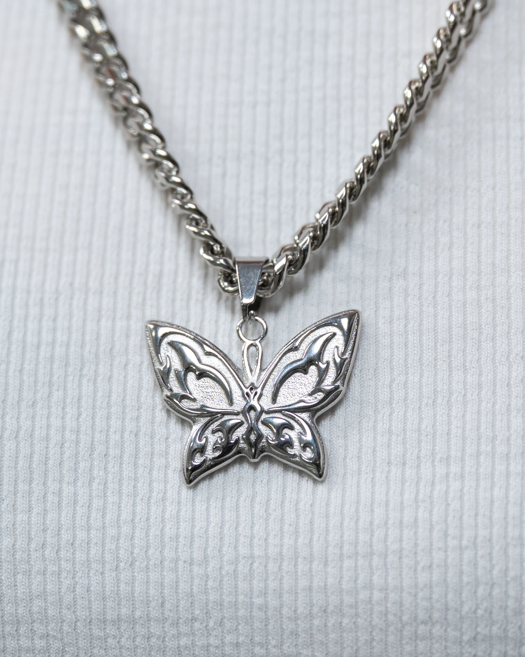 Cyber Butterfly Necklace