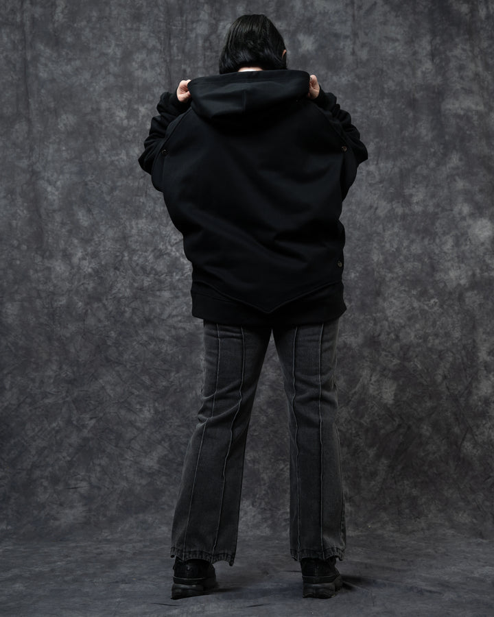 Bat Wing Zip Up Hoodie