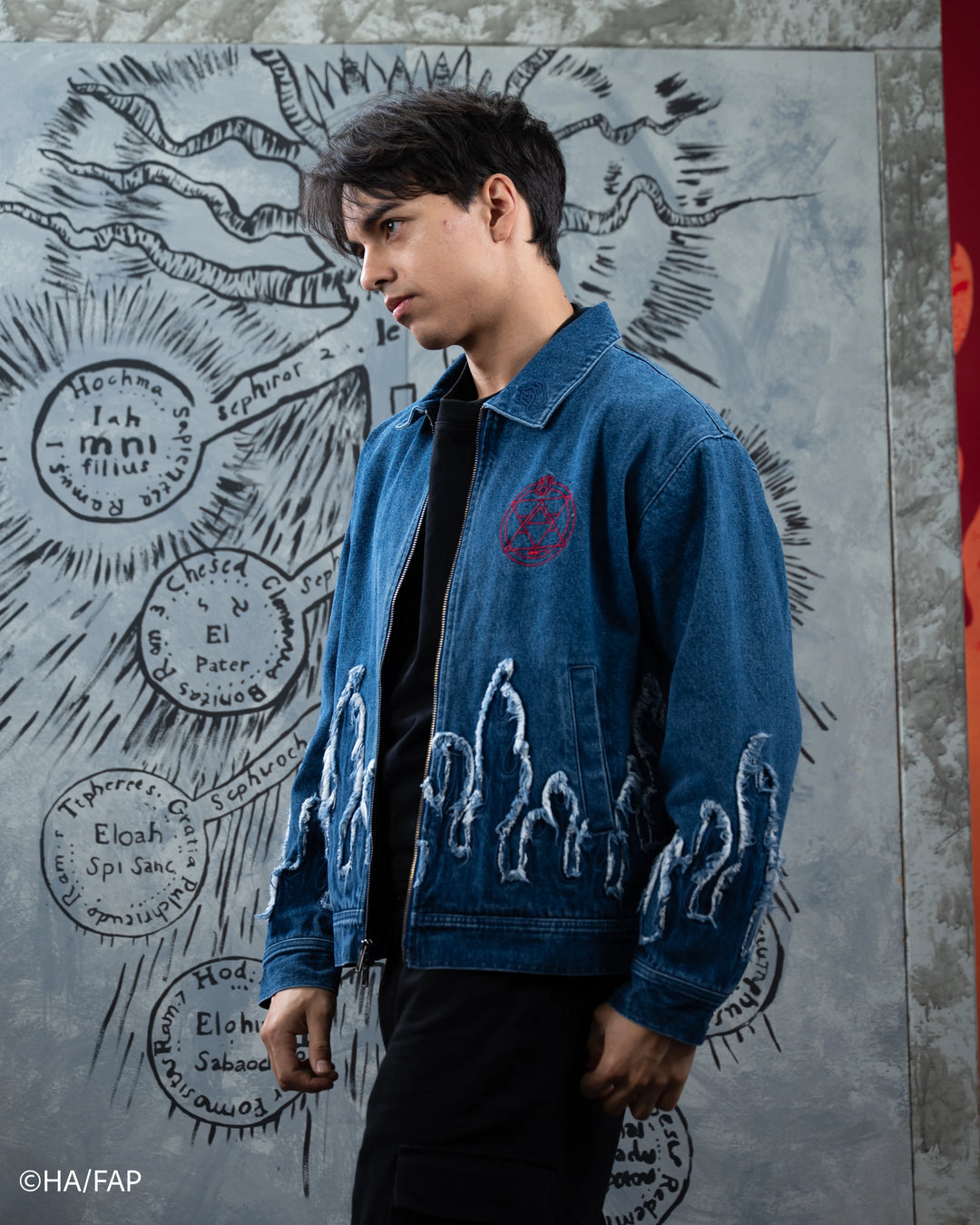 Flame Alchemist Denim Jacket
