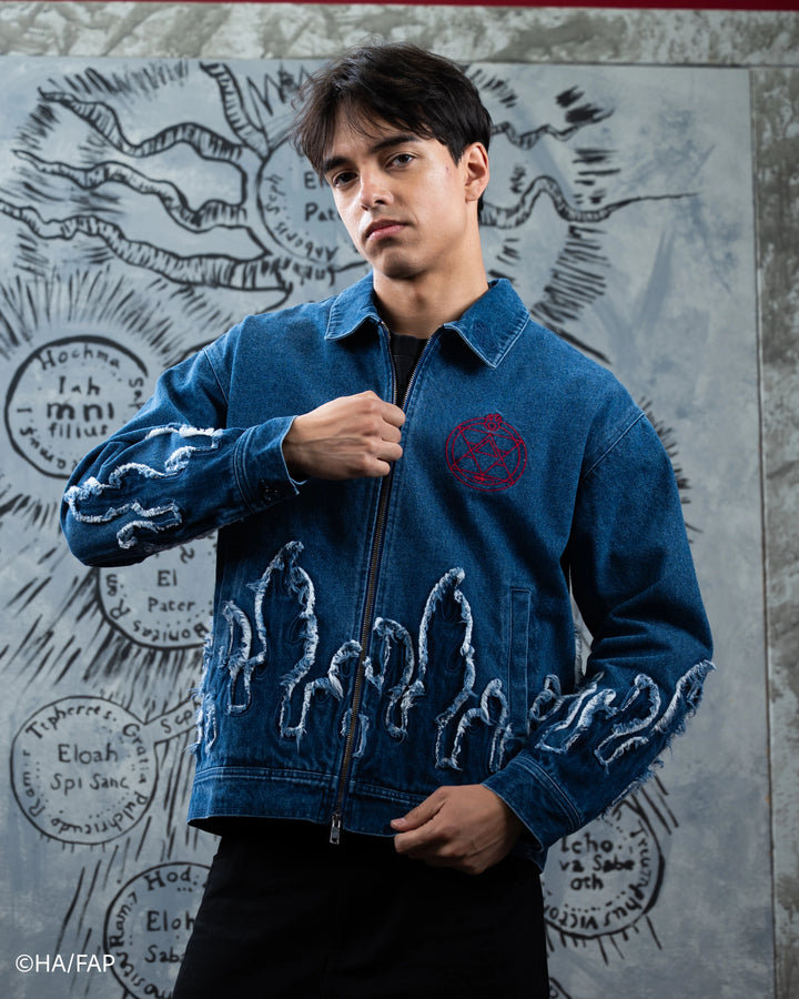 Flame Alchemist Denim Jacket