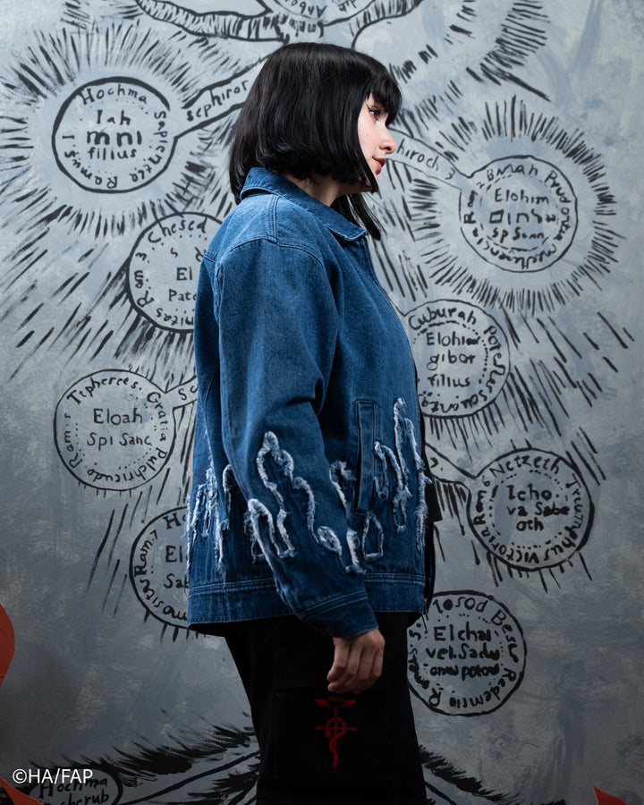 Flame Alchemist Denim Jacket