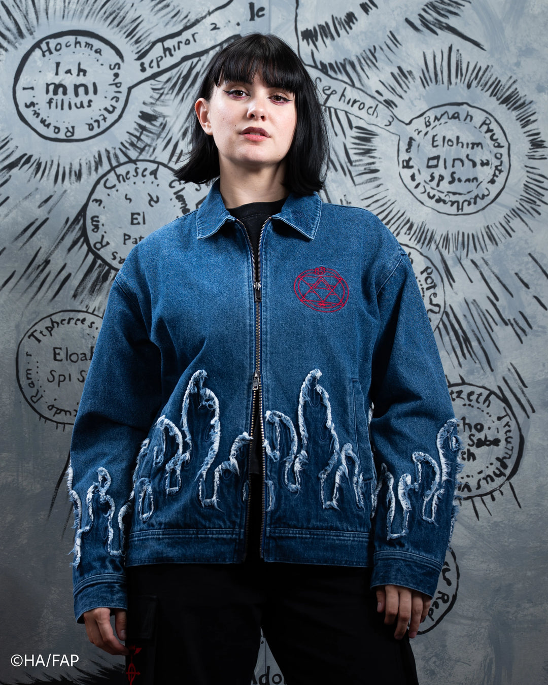 Flame Alchemist Denim Jacket