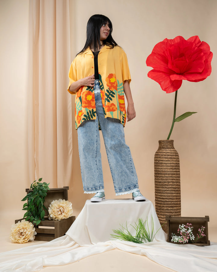 Marigold Button Up