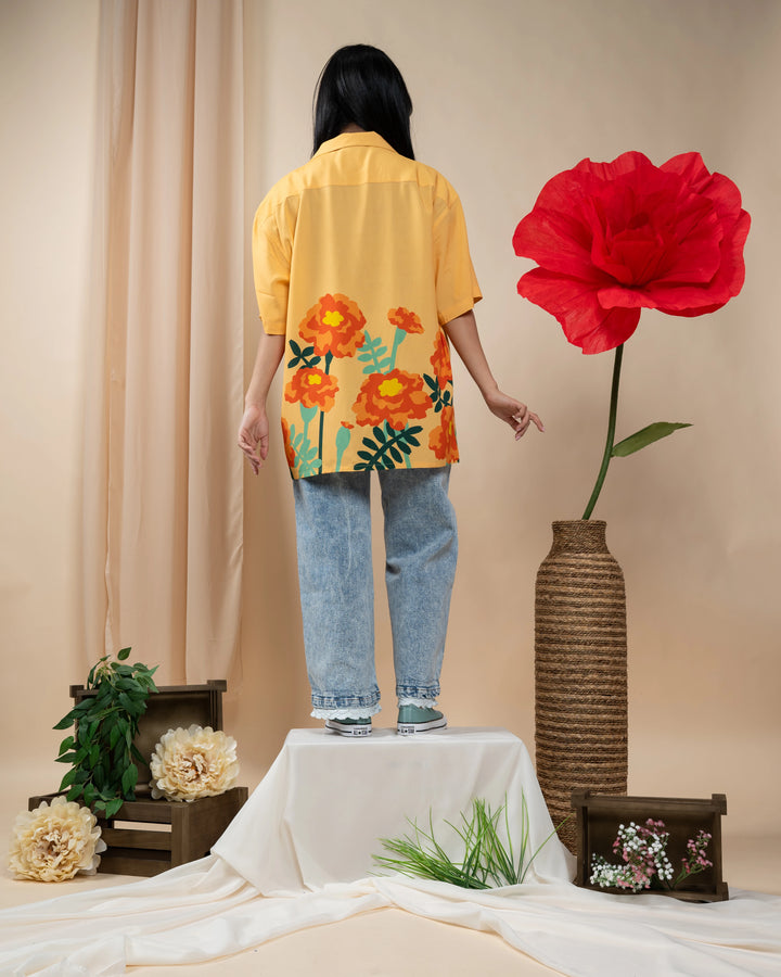 Marigold Button Up