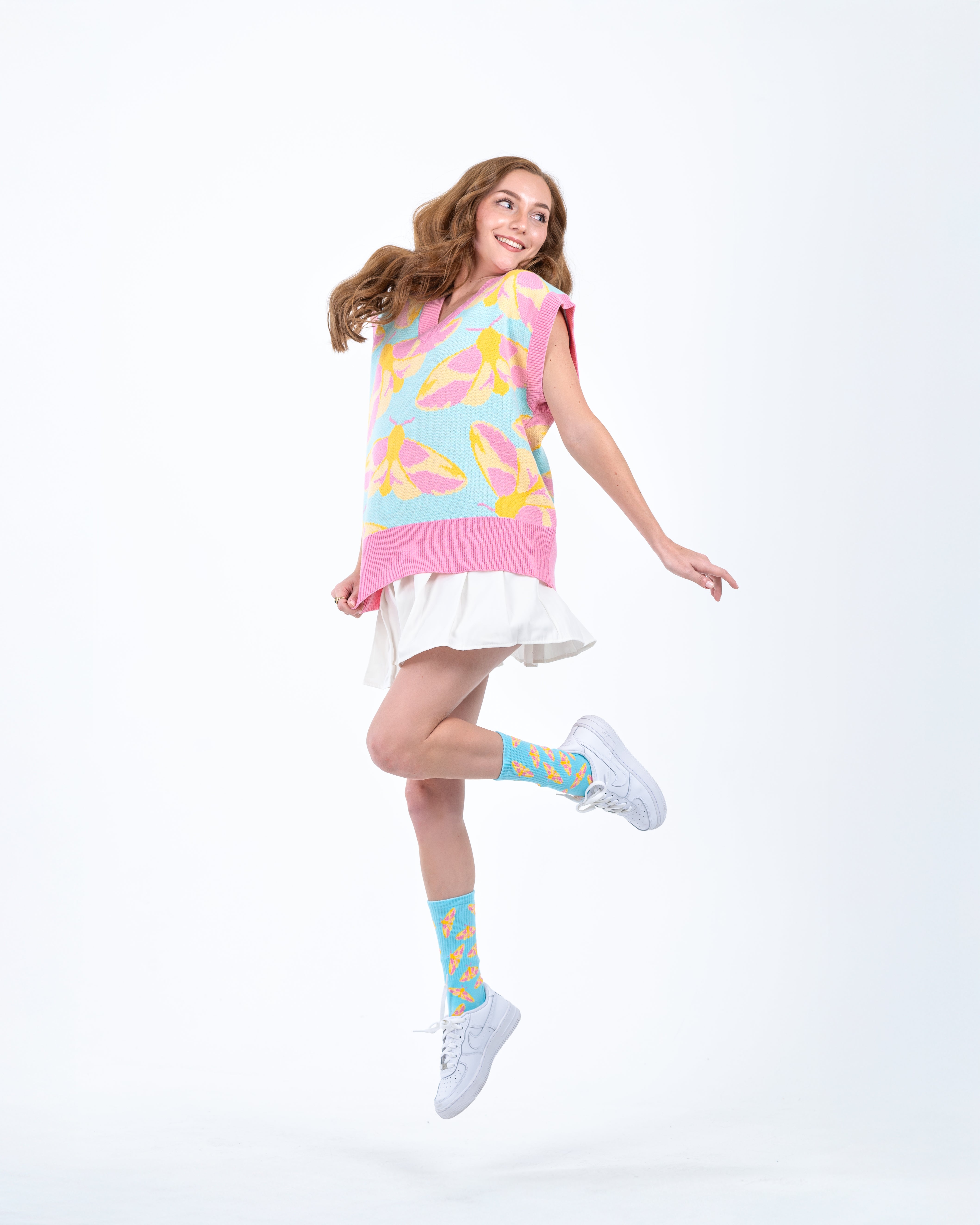 Rosy Maple Moth Vest – Steady Hands