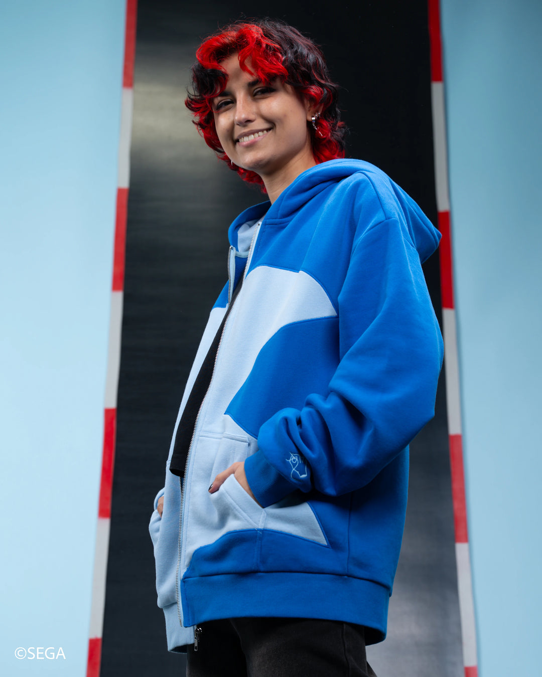 Sonic Zip Up Hoodie