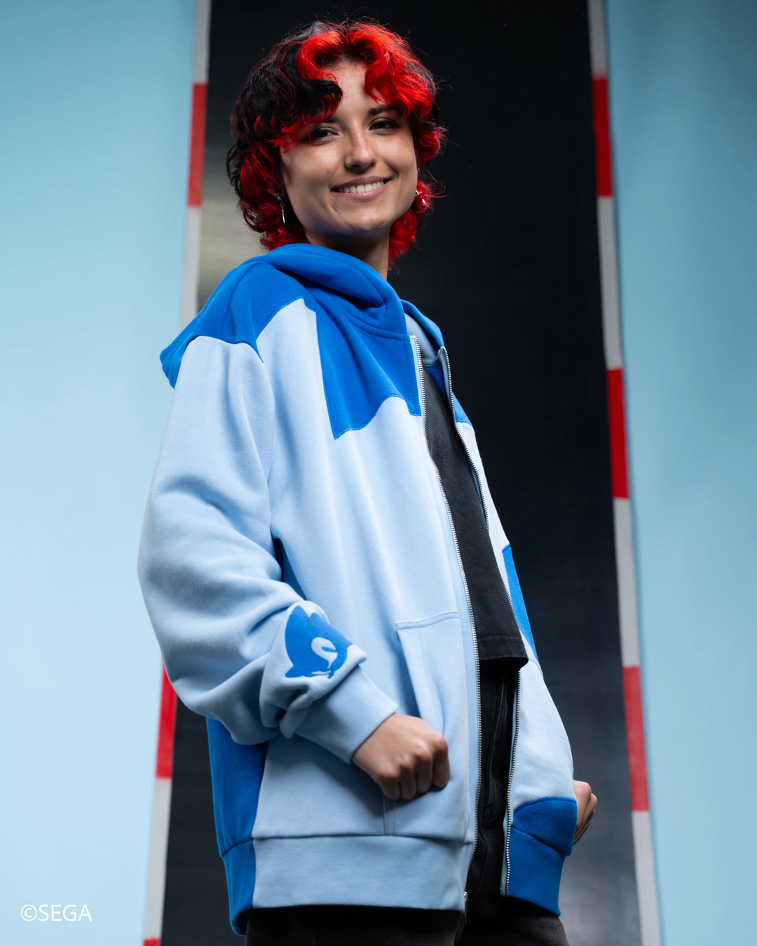 Sonic Zip Up Hoodie