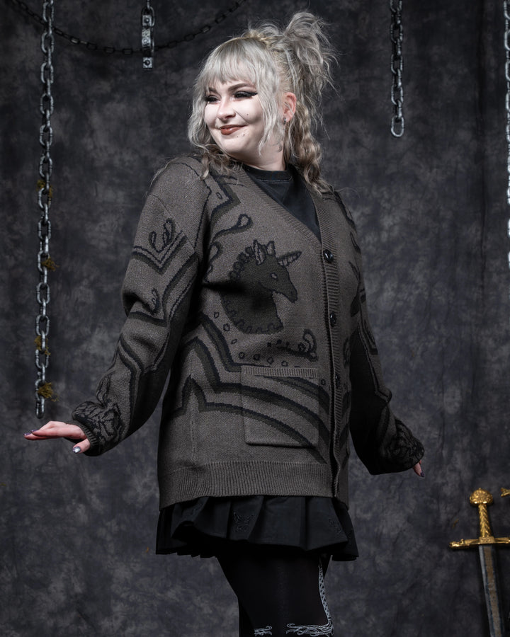 Dark Knight's Armor Cardigan
