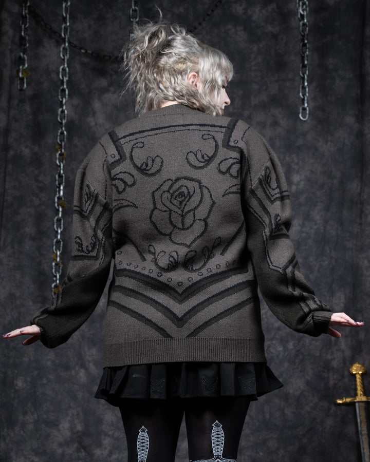 Dark Knight's Armor Cardigan