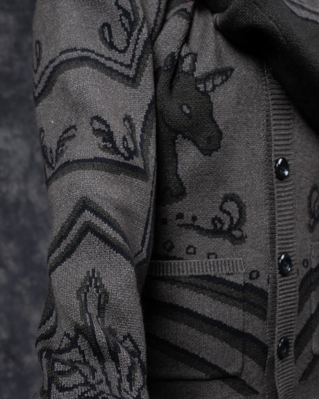 Dark Knight's Armor Cardigan