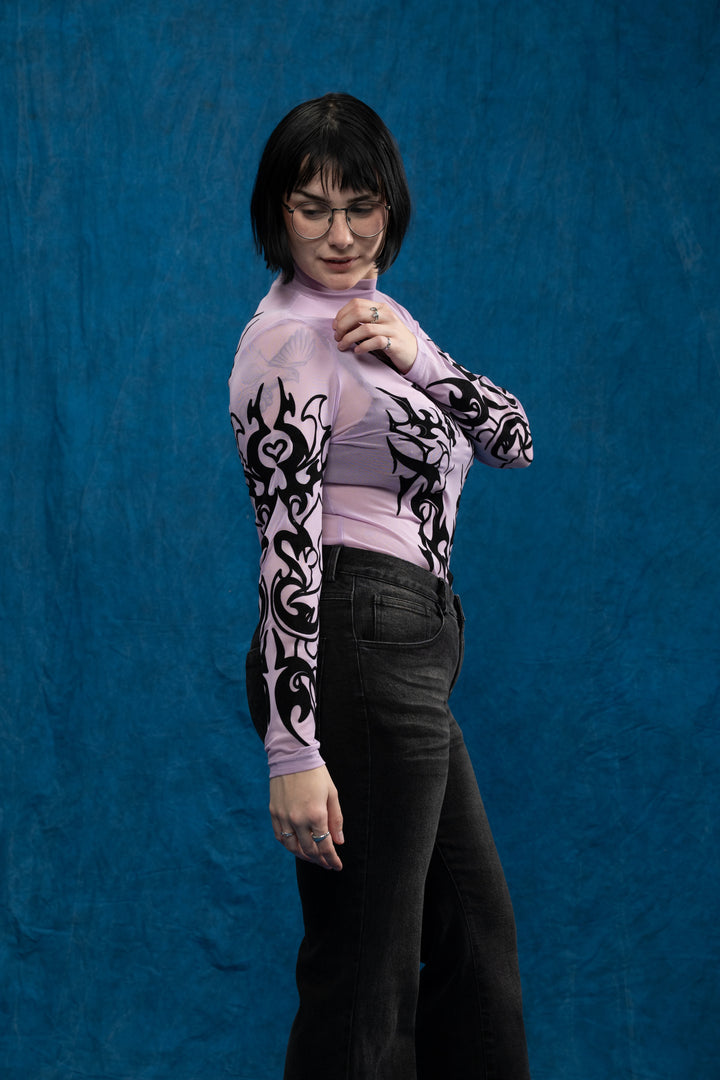 Cyber Mesh Top