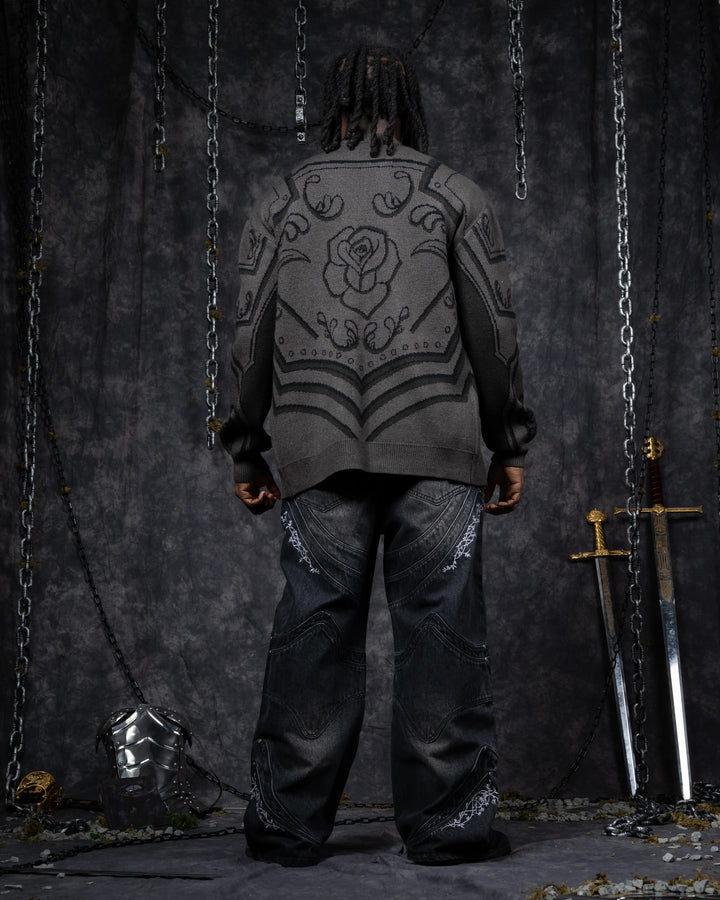 Dark Knight's Armor Cardigan