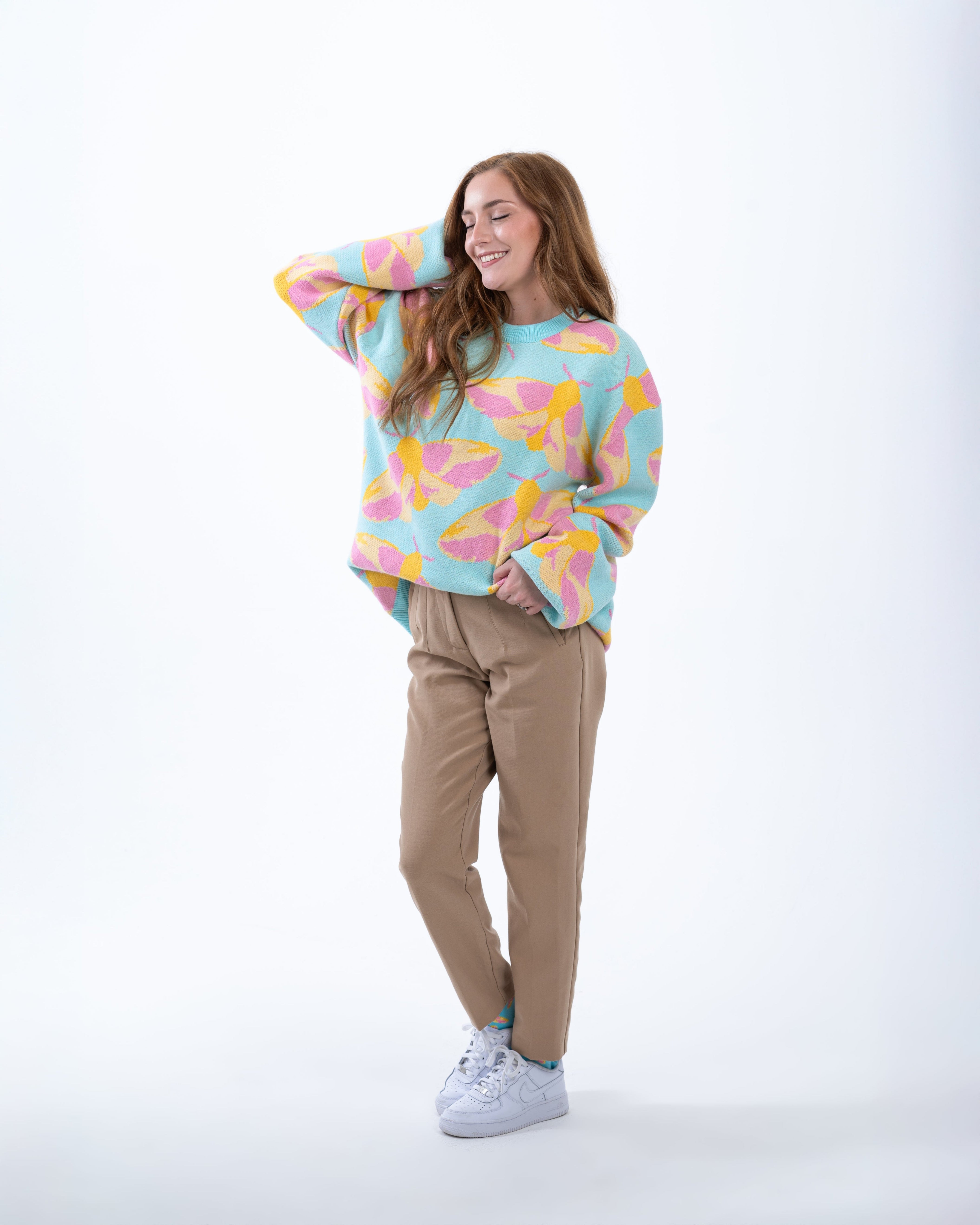 Rosy Maple Moth Sweater – Steady Hands