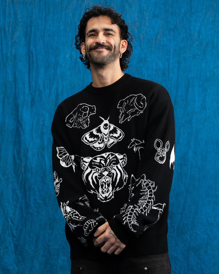 Tattoo Knit Sweater
