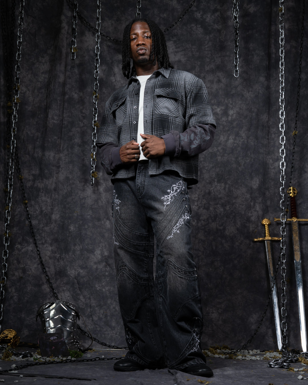 Skull Flail Flannel