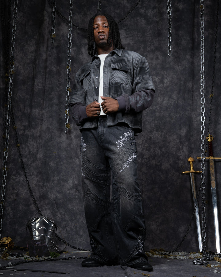 Skull Flail Flannel