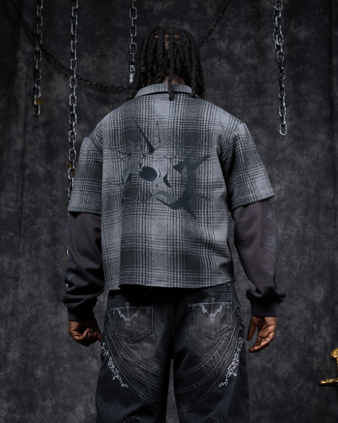 Skull Flail Flannel