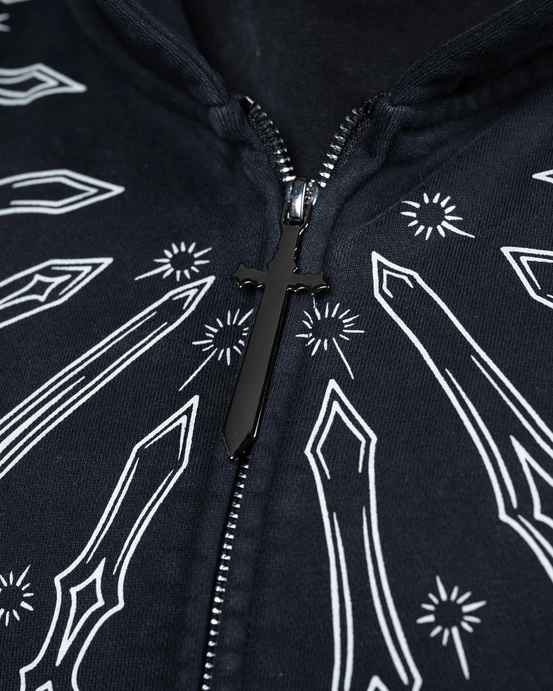 Cropped 10 Billion Swords Hoodie