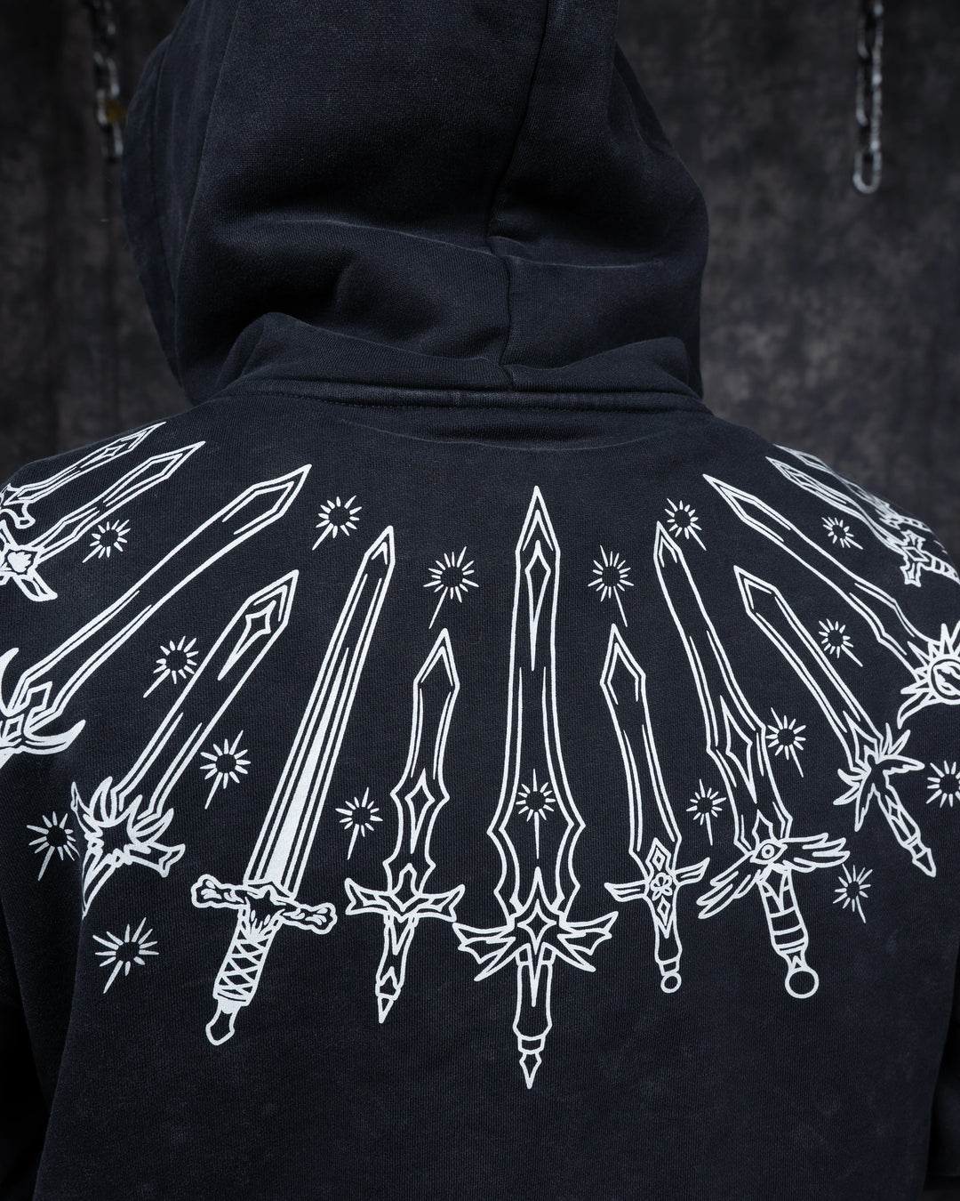 Cropped 10 Billion Swords Hoodie