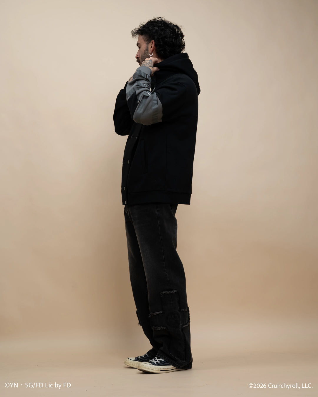 Black Typhoon Hoodie