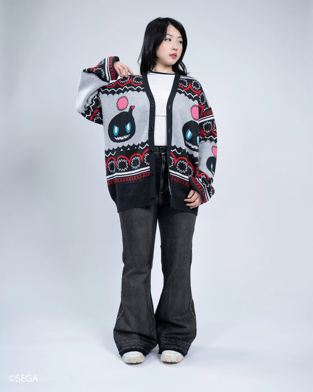 YUJI CREAMSODA ブラックキャッツ カーディガン YUJI CREAMSODA YUJI CREAMSODA ブラックキャッツ カーディガン YUJI CREAMSODA