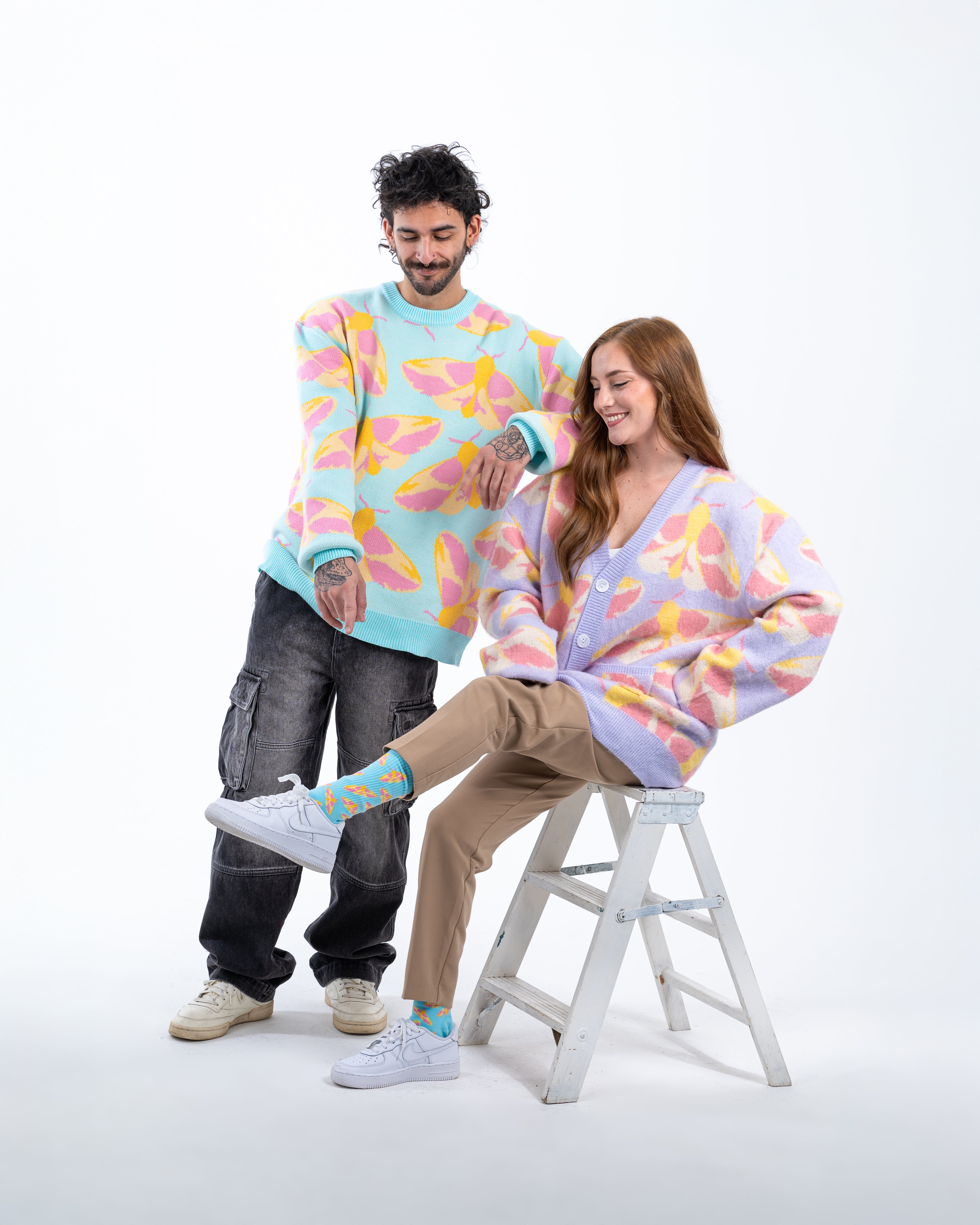 Rosy Maple Moth Sweater – Steady Hands