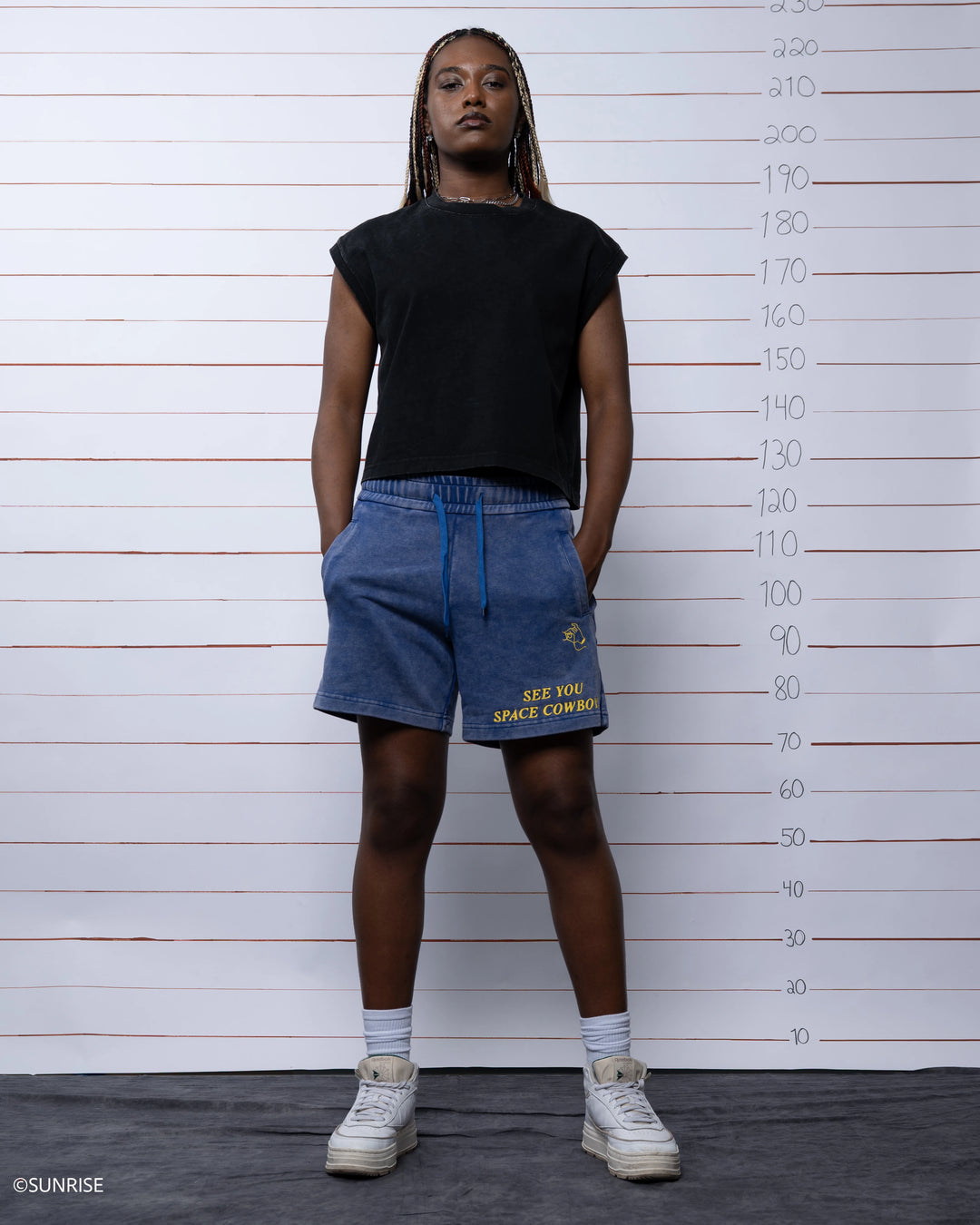 See You Blue Shorts