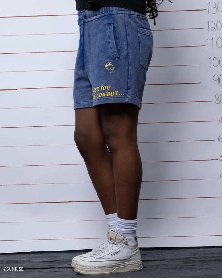 See You Blue Shorts