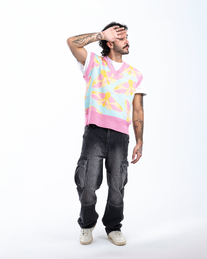 Rosy Maple Moth Vest