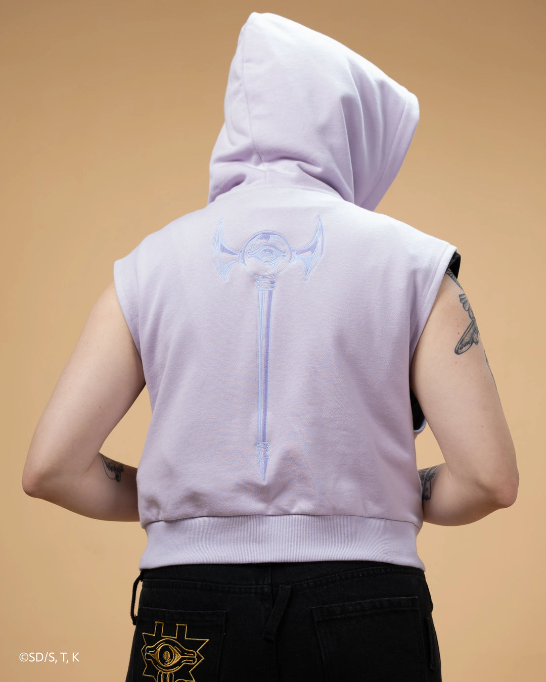 Cropped Marik Millennium Rod Hoodie