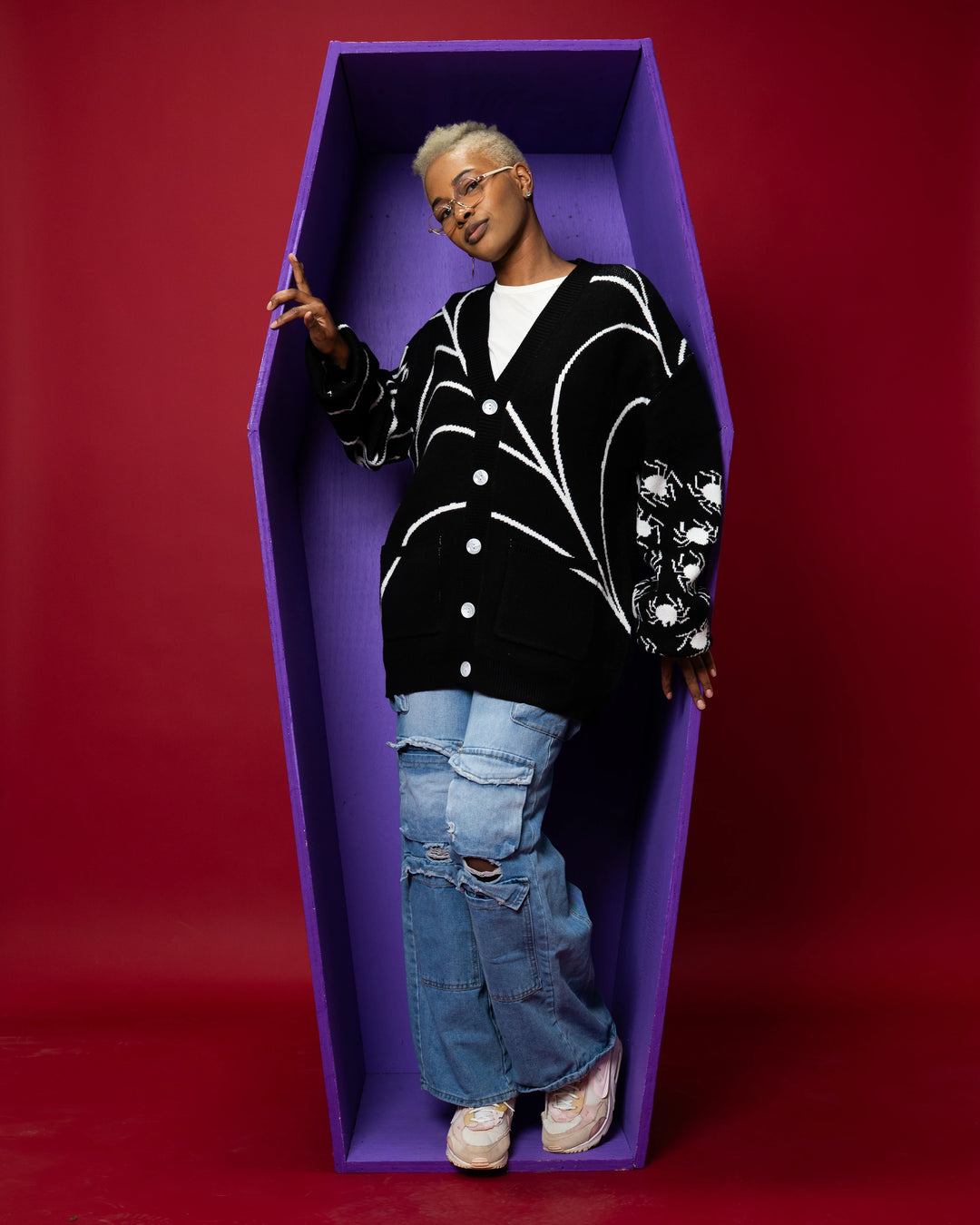 Arachnophobia Cardigan – Steady Hands Arachnophobia Cardigan – Steady Hands