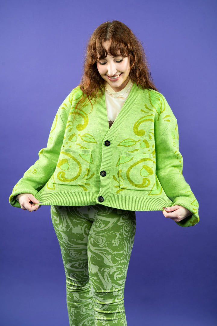 Cropped Illusen Cardigan