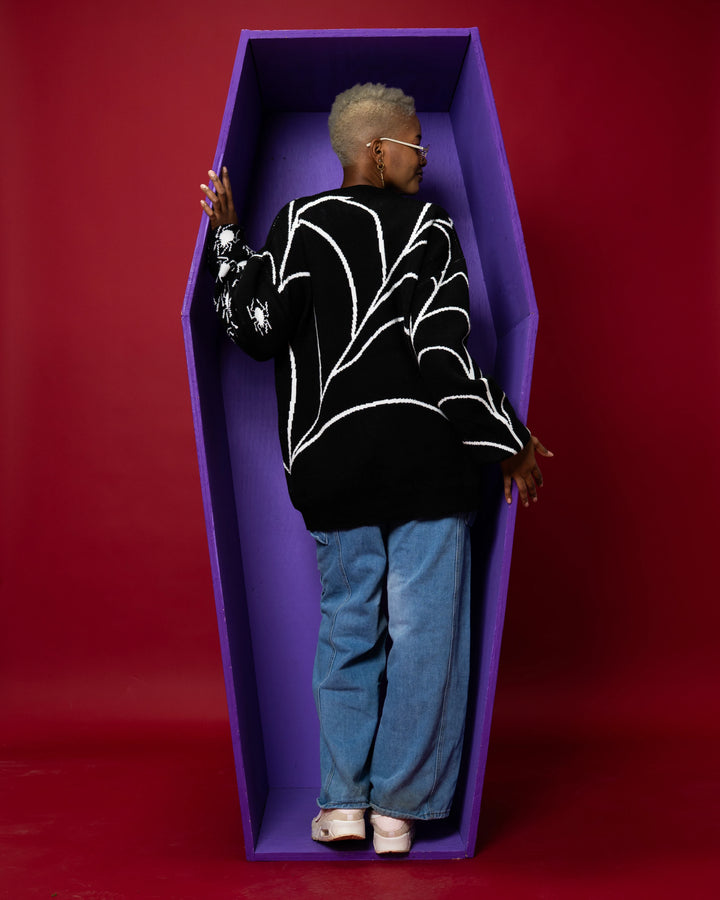 Arachnophobia Cardigan