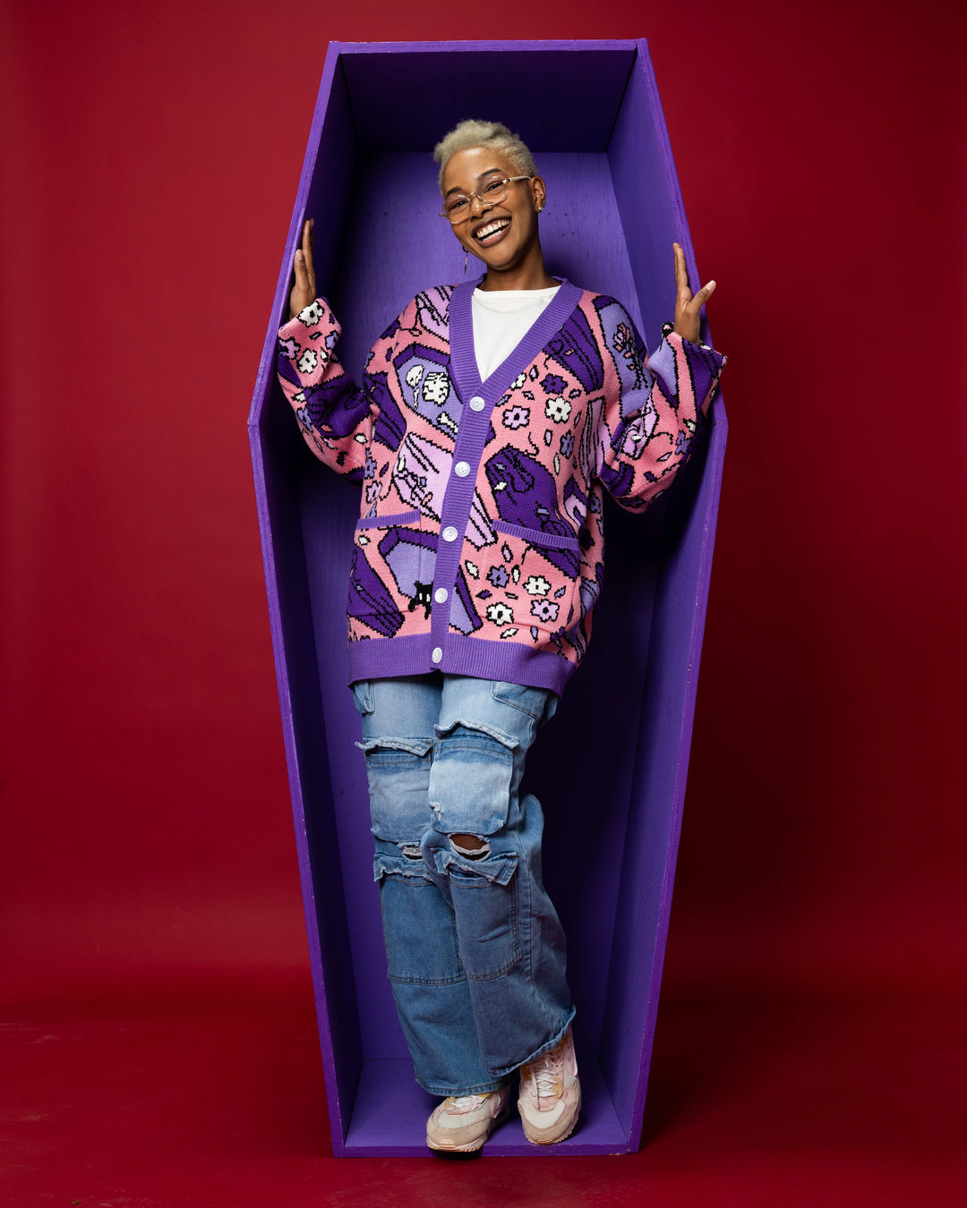 Casket Cardigan – Steady Hands Casket Cardigan – Steady Hands