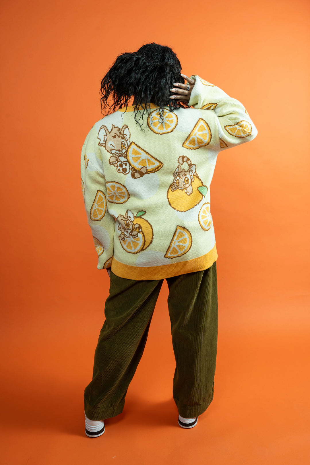 Baby Kougra Orange Sweater