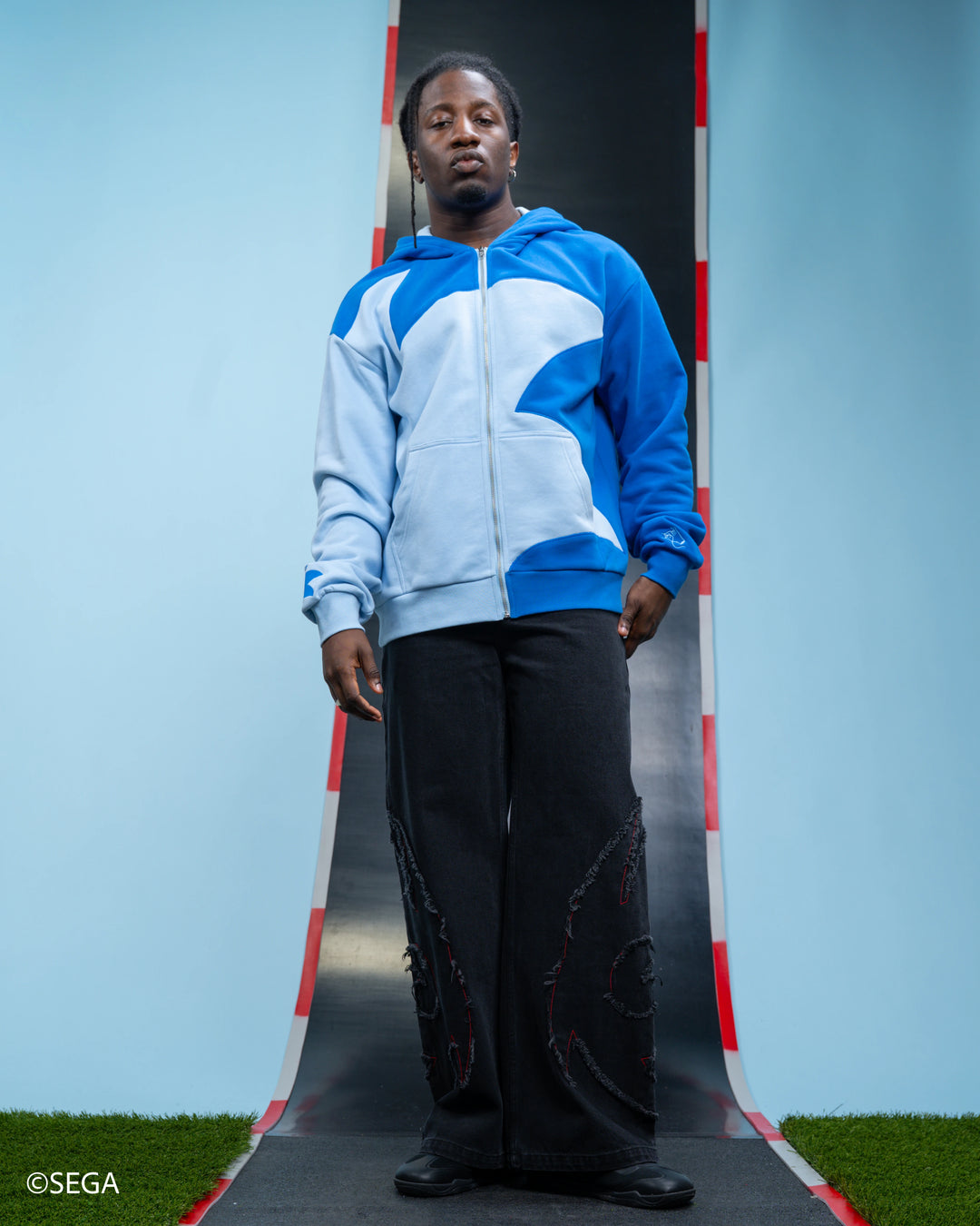 Sonic Zip Up Hoodie