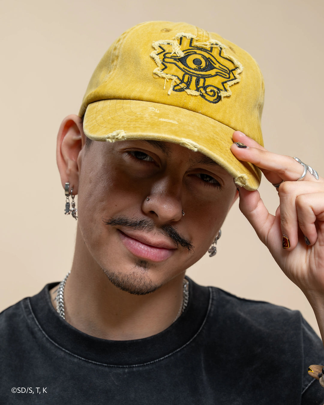 Gold Millennium Puzzle Hat