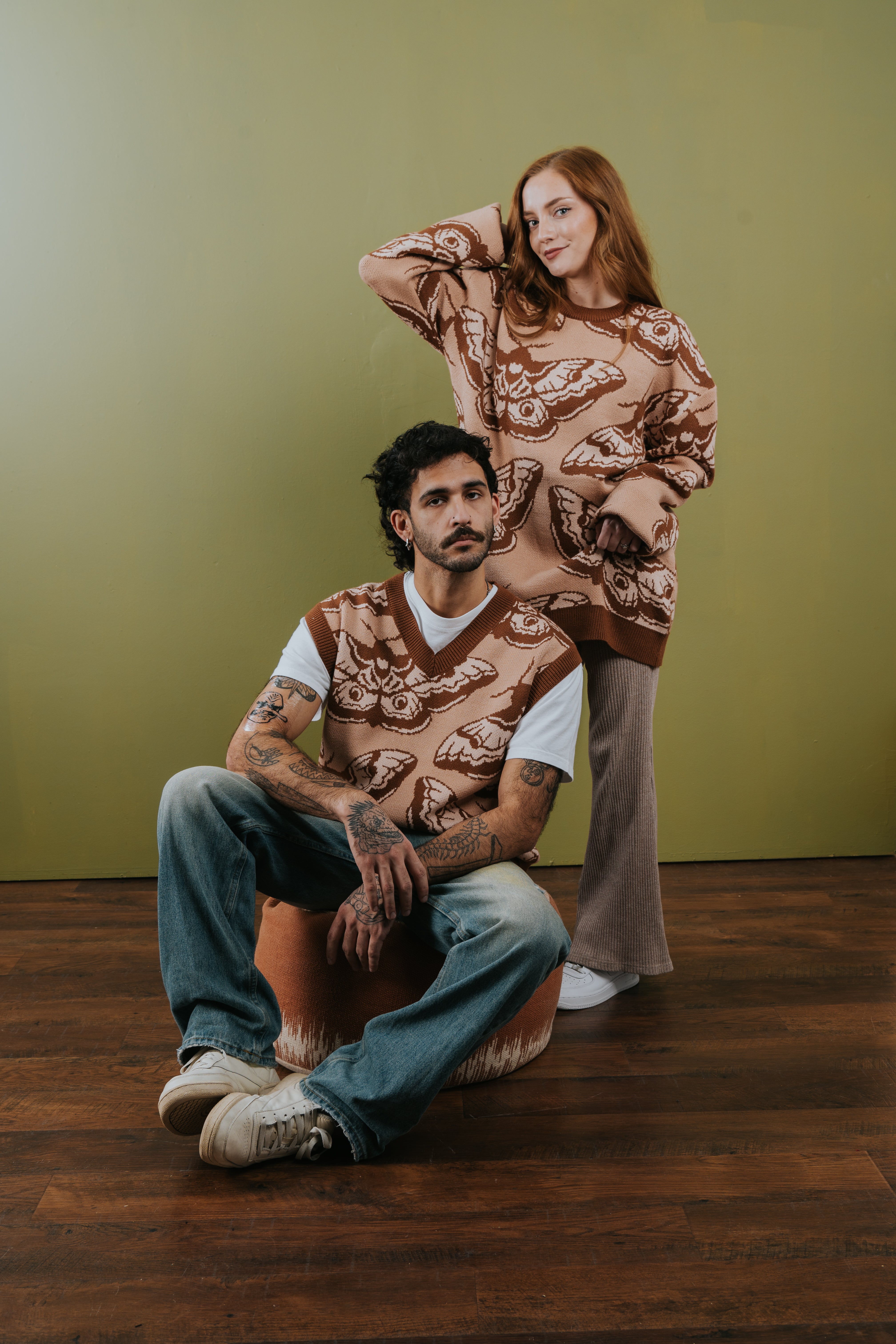 PEARL GATE カモフラワッペンセーター サイズ6 大人気 PEARLY GATES カモフラ 迷彩 ワッペン ニット セーター 【公式