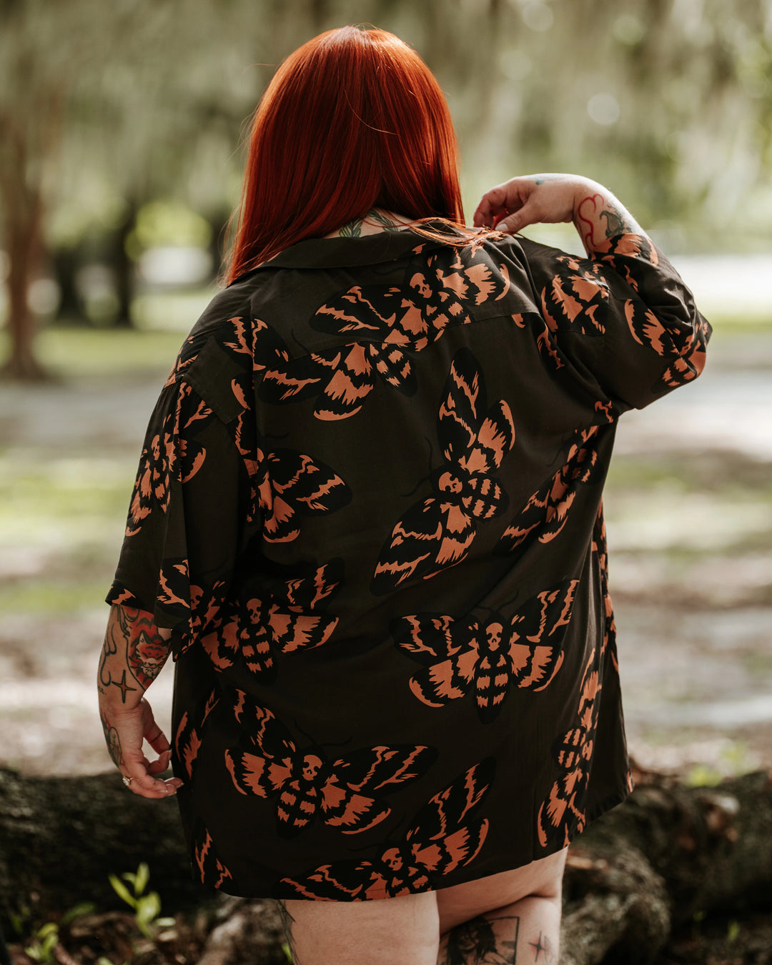 Death's-Head Hawkmoth Button Up