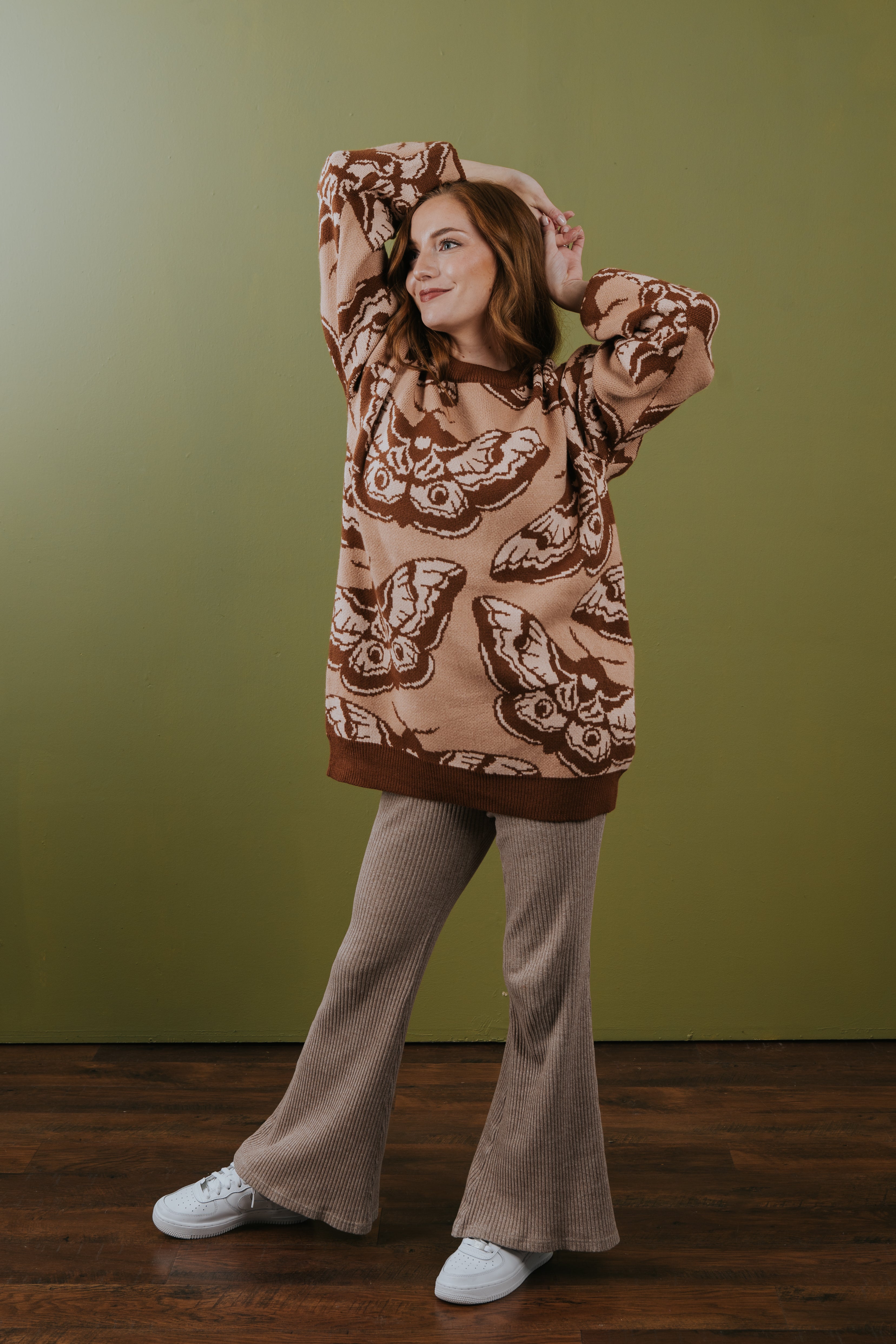 Giant Peacock Moth Sweater – Steady Hands