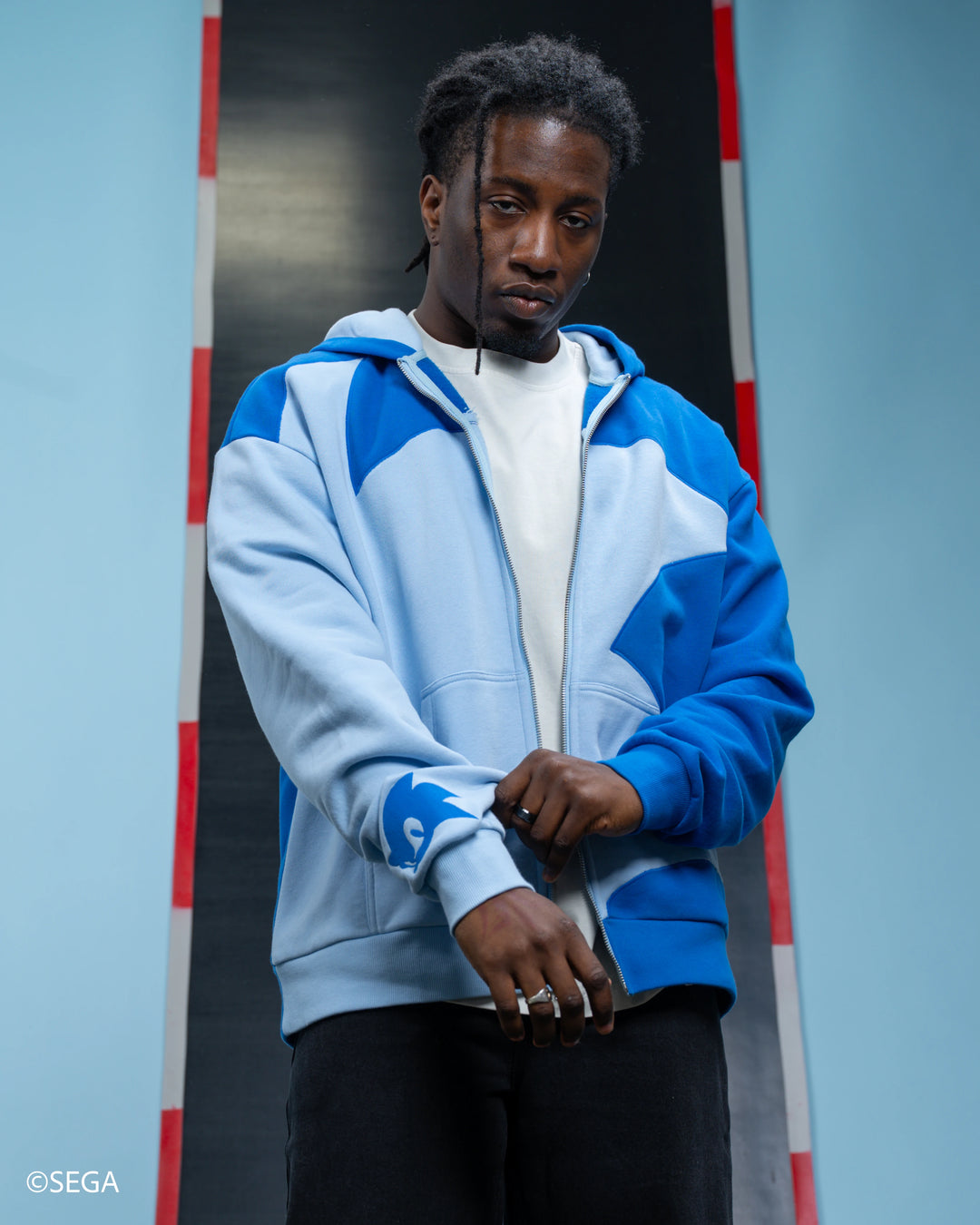 Sonic Zip Up Hoodie