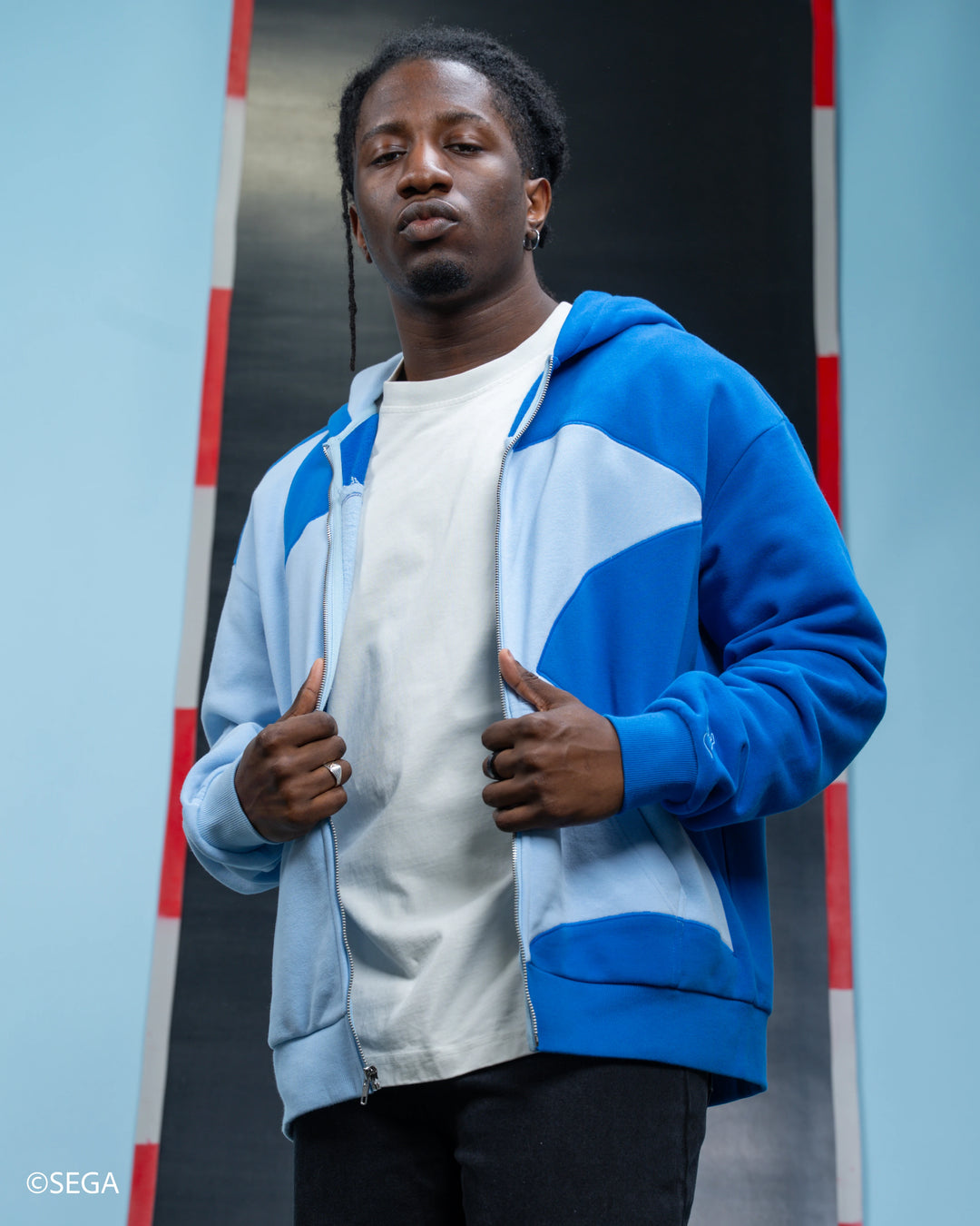 Sonic Zip Up Hoodie