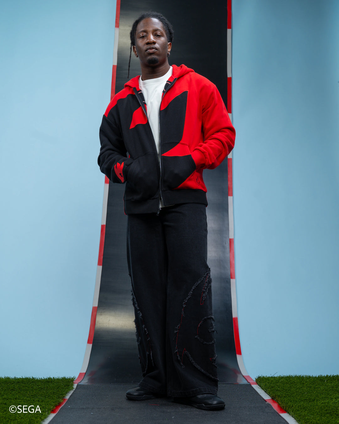 Shadow Zip Up Hoodie