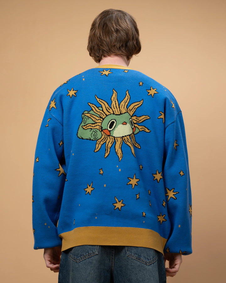 Celestial Frog Cardigan