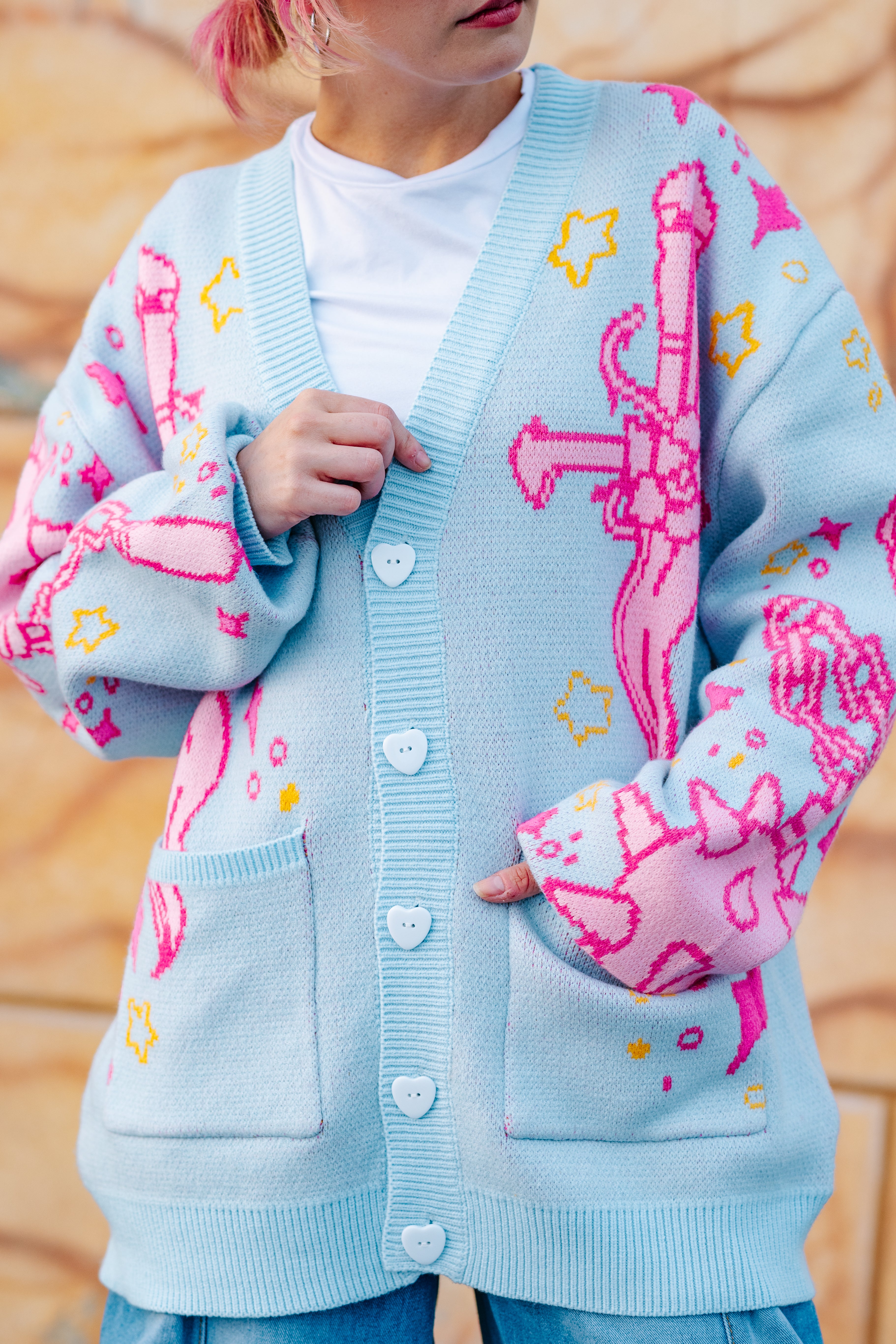 Magical Weapon Cardigan – Steady Hands