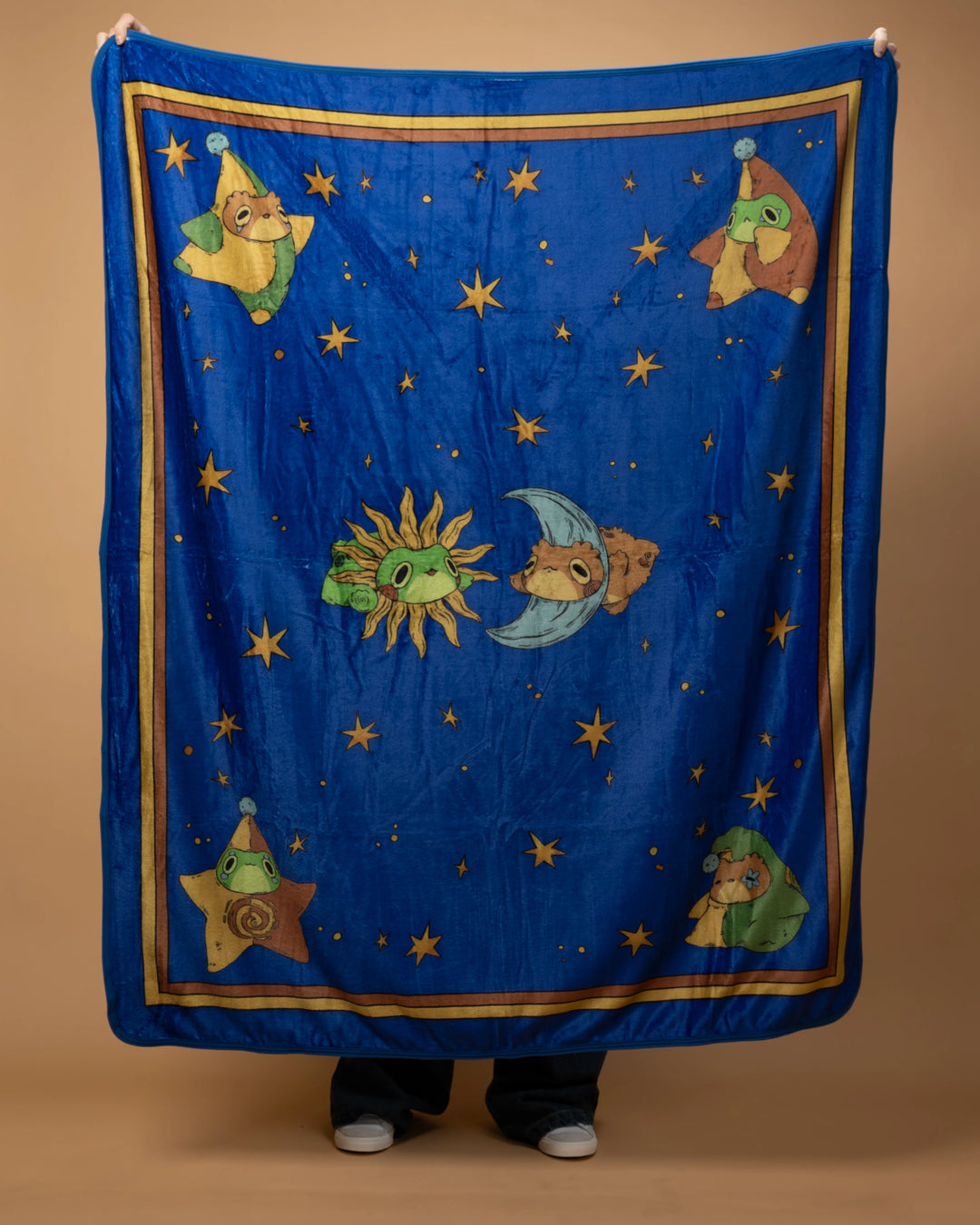 Celestial Frog and Toad Blanket
