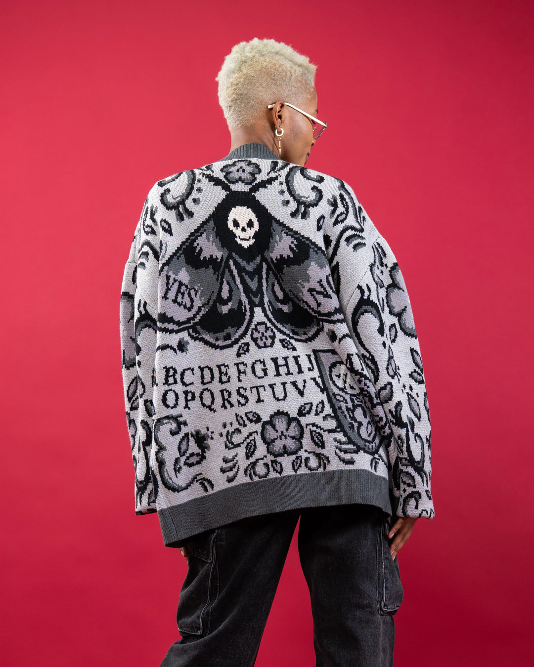 Black Ouija Cardigan [EARLY ACCESS]