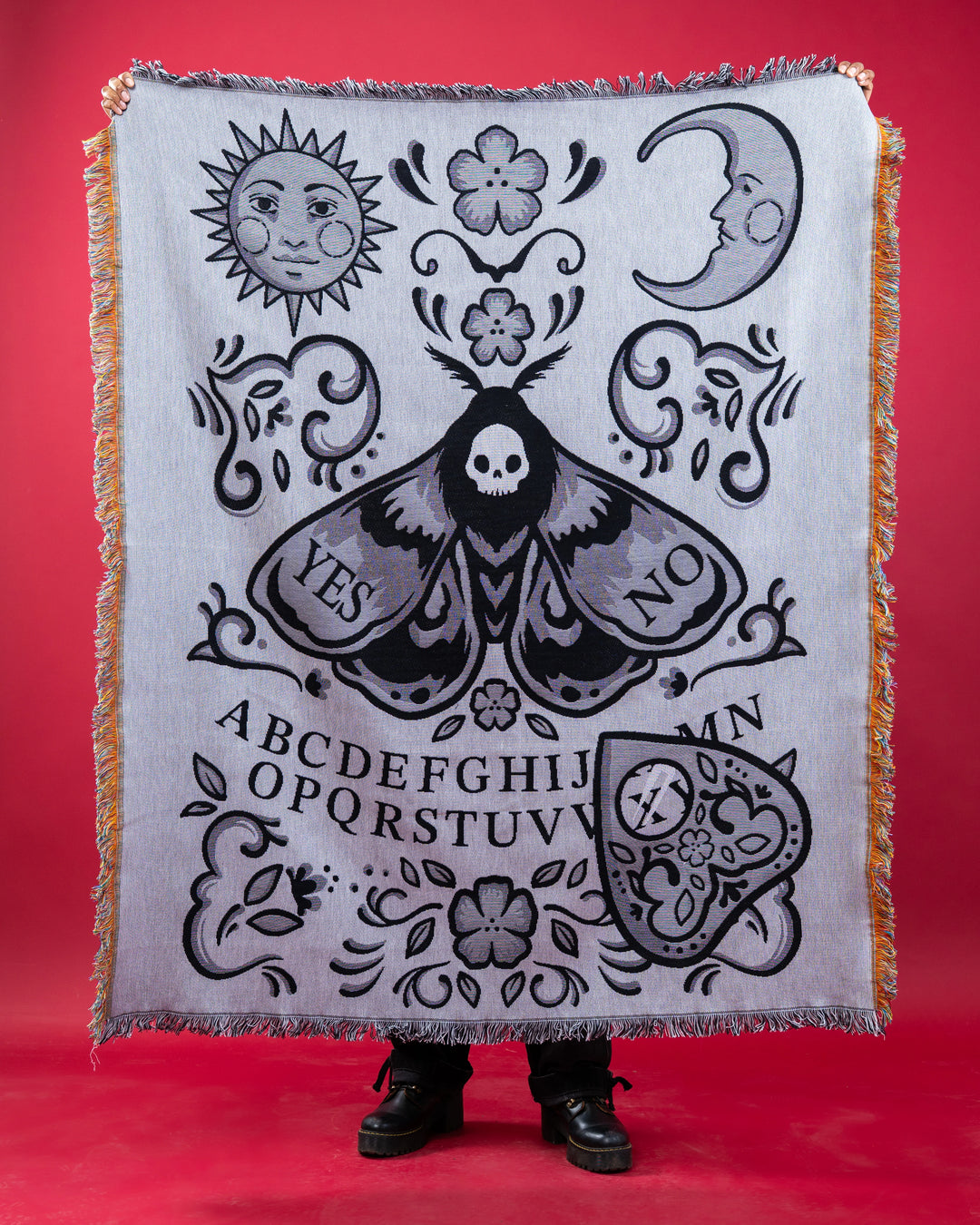 Black Ouija Blanket
