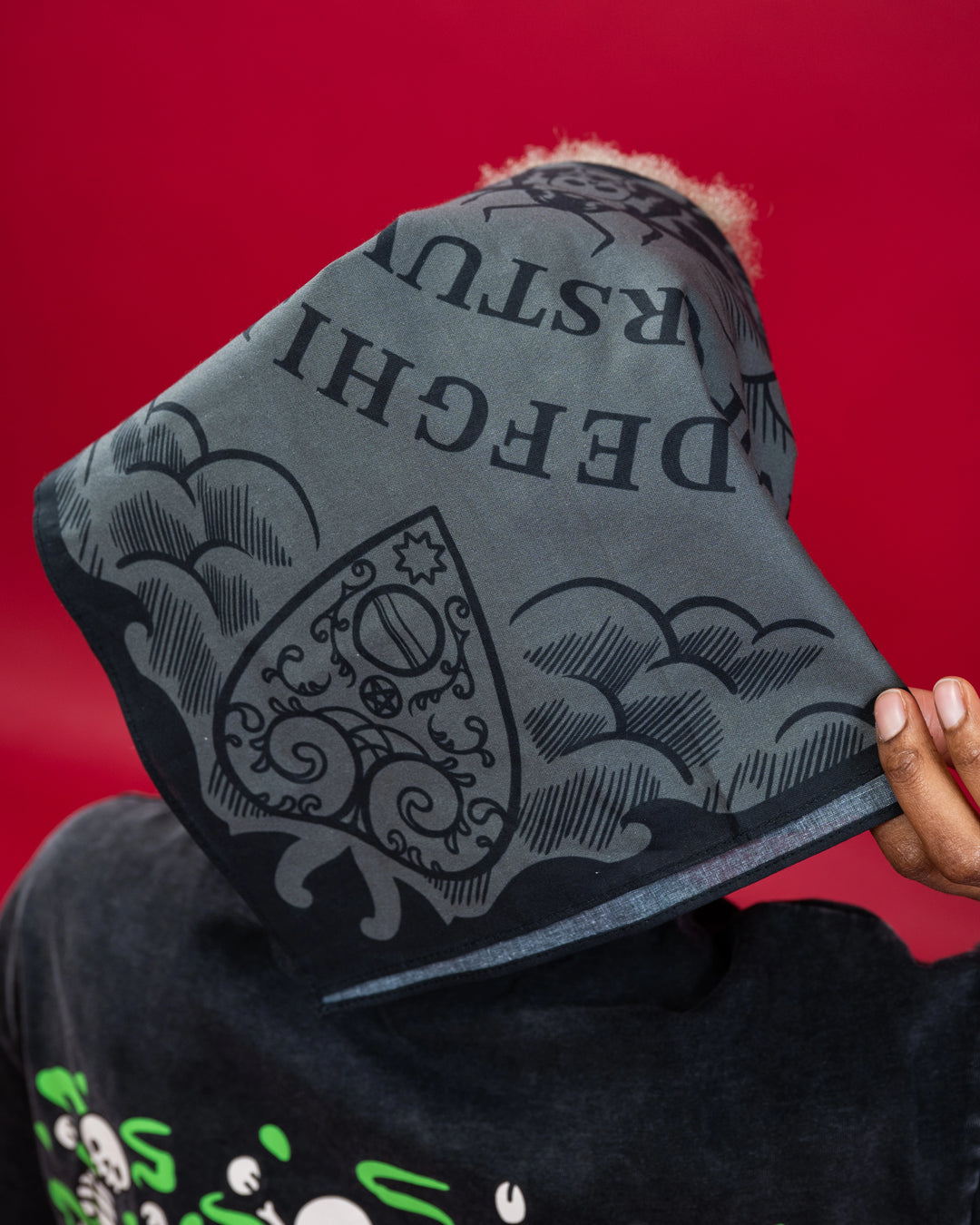 Black Ouija Bandana