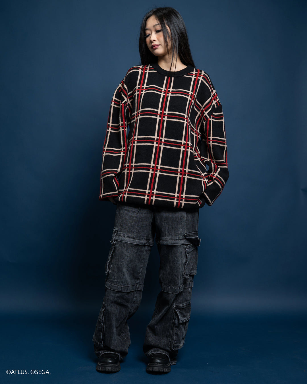 Shujin Academy Plaid Sweater